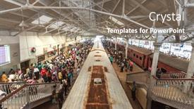  Presentation with trains - Slide set having hikkaduwa-sri-lanka-february-22 background and a  colored foreground