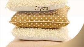  Presentation with hill - Beautiful slide set featuring hill colorful pillows and plaid isolated on white backdrop and a cream colored foreground