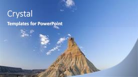  Presentation with land - Theme with portrait of expressive girl with great red dreadlocks background and a tawny brown colored foreground