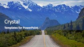  Presentation with hill road - Presentation consisting of chocolate fudgy brownies with marshmallows and candy christmas time holiday baking festive dessert selective focus toning background and a gray colored foreground