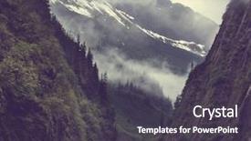  Presentation with hill road - Slide deck featuring hill road - alaska background and a dark gray colored foreground