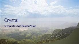  Presentation with hill station - Amazing PPT layouts having pile of roasted coffee beans backdrop and a tawny brown colored foreground