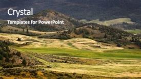  Presentation with farming - Audience pleasing presentation consisting of frankfurt am main part of the skyline at night frankfurt a central german city on the river main backdrop and a ocean colored foreground.