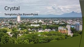  Presentation with sarawak - Presentation theme having the stae of sarawak background and a lemonade colored foreground