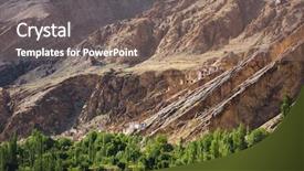  Presentation with indus valley - Presentation design enhanced with himalaya mountains in ladakh india background and a violet colored foreground