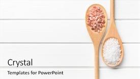 Presentation with salt - Amazing presentation theme having himalayan and white salt backdrop and a white colored foreground