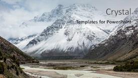  Presentation with himachal pradesh - Slides consisting of himalayan-landscape-scenery-in-lahaul background and a lemonade colored foreground