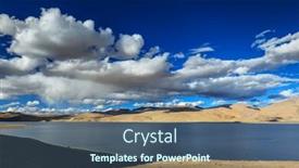  Presentation with ladakh - Cool new presentation theme with himalayan mountain lake in himalayas tso moriri on sunset korzok ladakh india backdrop and a ocean colored foreground