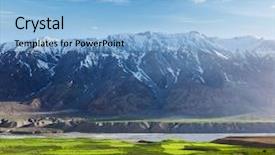  Presentation with himachal pradesh - Audience pleasing presentation theme consisting of himalayan mountains himachal pradesh india backdrop and a light blue colored foreground