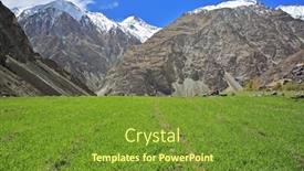  Presentation with village india - Amazing presentation design having himalayan-oasis-gardens-with-apricot backdrop and a tawny brown colored foreground