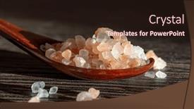  Presentation with table salt - PPT layouts with himalayan-pink-salt background and a  colored foreground