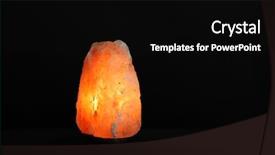  Presentation with heat - Beautiful theme featuring himalayan salt lamp on black backdrop and a  colored foreground