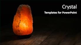  Presentation with table salt - Audience pleasing slides consisting of himalayan salt lamp on table backdrop and a black colored foreground