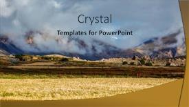  Presentation with himachal pradesh - Slide deck having himalayas-mountains-in-clouds background and a light blue colored foreground