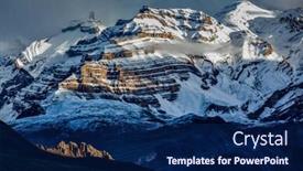  Presentation with himachal pradesh - Presentation theme enhanced with himalayas-snowcapped-summit-mountains background and a navy blue colored foreground
