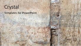  Presentation with ancient ruins - Slides with hindrance - ancient wall in ruins background and a  colored foreground