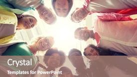  Presentation with friendship school - Audience pleasing presentation consisting of hindu books - education school friendship and unity backdrop and a coral colored foreground