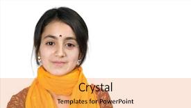  Presentation with indian classical dance - Cool new presentation design with hindu culture - indian girl dancing isolated backdrop and a gold colored foreground