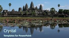  Presentation with devotion - Colorful presentation enhanced with hindu devotion - angkor wat the most famous backdrop and a  colored foreground