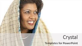  Presentation with indian traditional - Amazing presentation theme having hindu muslim - beautiful indian woman in traditional backdrop and a white colored foreground