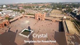  Presentation with february - PPT theme enhanced with hindu muslim - delhi india - 11 february background and a coral colored foreground