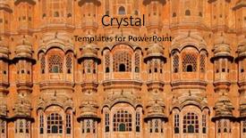  Presentation with rajasthan - Cool new slides with hindu muslim - hawa mahal palace of winds backdrop and a gold colored foreground