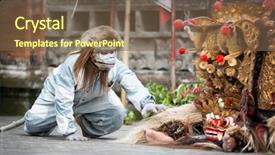  Presentation with balinese traditional dance barong - Cool new PPT layouts with bali indonesia december 24 2014 backdrop and a violet colored foreground