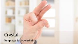  Presentation with acceptance - Theme featuring hindu om - acceptance gyan mudra a symbolic background and a lemonade colored foreground