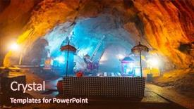  Presentation with goa - PPT layouts featuring hindu temple inside background and a wine colored foreground