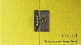  Presentation with yellow wood texture and - Amazing presentation theme having hinge-on-the-box backdrop and a yellow colored foreground