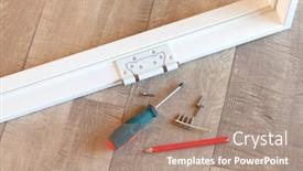  Presentation with frame - Cool new theme with hinge-on-the-white-door backdrop and a coral colored foreground