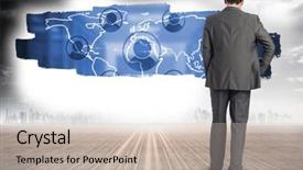  Presentation with sunny sky - PPT layouts having hip against sunny sky beyond background and a  colored foreground