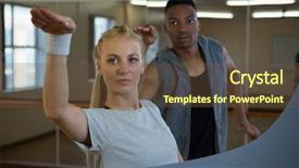  Presentation with mirror dance moves - Colorful PPT layouts enhanced with hip hop black culture - young dancers practicing against mirror backdrop and a  colored foreground