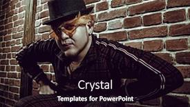  Presentation with youth sports - Slides with hip-hop-culture-a-stylish background and a black colored foreground