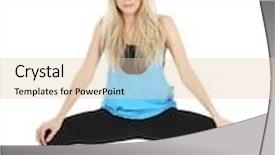  Presentation with hip hop dancing - Amazing slide set having hip hop dancer dancing isolated on white backdrop and a lemonade colored foreground