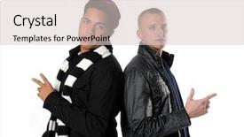  Presentation with hip - Cool new presentation theme with hp - hip hp men standing backdrop and a lemonade colored foreground