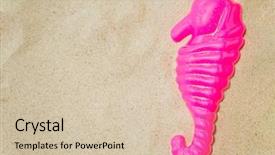  Presentation with childhood - Presentation enhanced with hippocampus - toys childhood and vacation concept background and a soft green colored foreground