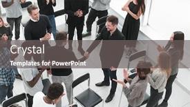  Presentation with planning - Presentation theme enhanced with hipster-business-teamwork-brainstorming-planning background and a gray colored foreground