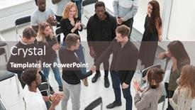  Presentation with planning - Cool new slide deck with hipster-business-teamwork-brainstorming-planning backdrop and a dark gray colored foreground