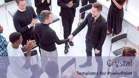  Presentation with planning - Cool new PPT layouts with hipster-business-teamwork-brainstorming-planning backdrop and a light blue colored foreground