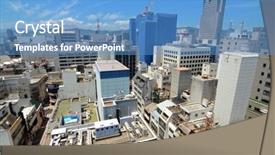  Presentation with hiroshima - Cool new PPT theme with documents at the hotel room backdrop and a light gray colored foreground.