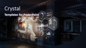  Presentation with active life - Slide deck having his active position in life mixed media background and a wine colored foreground