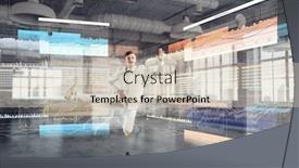  Presentation with active life - Cool new presentation with his-active-position-in-life backdrop and a soft green colored foreground