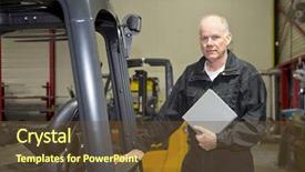  Presentation with inspection - Audience pleasing PPT theme consisting of his after sales inspection backdrop and a tawny brown colored foreground