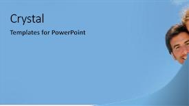  Presentation with bride - PPT theme enhanced with his back - banner template background and a light blue colored foreground