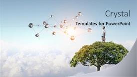  Presentation with best - PPT theme enhanced with his best plush friend mixed media background and a light blue colored foreground