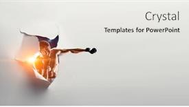  Presentation with breakthrough - Slide deck featuring his-breakthrough-to-success-mixed background and a white colored foreground