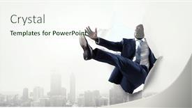  Presentation with breakthrough - Amazing slides having his-breakthrough-to-success-mixed backdrop and a sky blue colored foreground