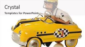  Presentation with forward - Audience pleasing slide set consisting of helmet with a visor backdrop and a white colored foreground