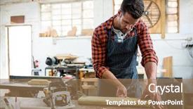  Presentation with art and craft of jammu and kashmir - PPT layouts featuring his craft in a dusty background and a coral colored foreground